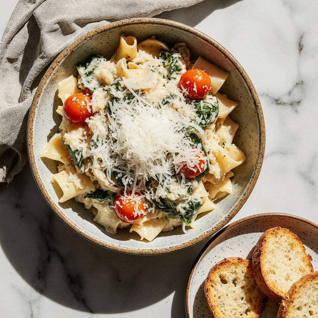 creamy-boursin-cheese-pasta-plated.jpg boursin cheese pasta recipe TikTok