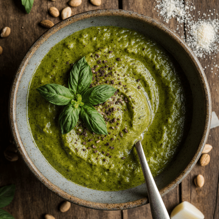 Creamy Pesto Sauce Recipe