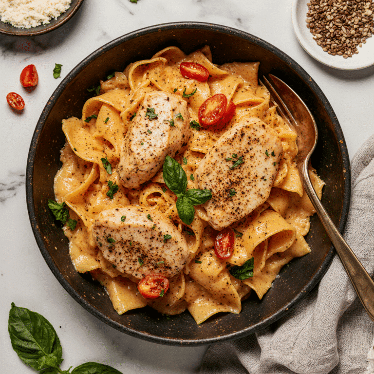 Cajun chicken pasta