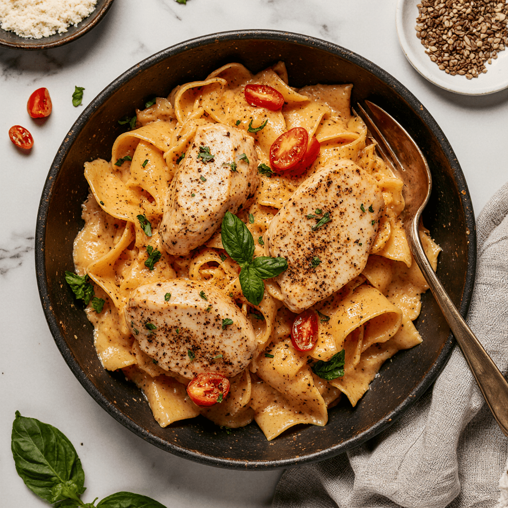 Cajun chicken pasta