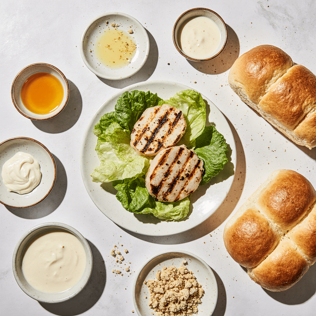 Chicken caesar sandwich