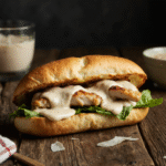 Chicken caesar sandwich