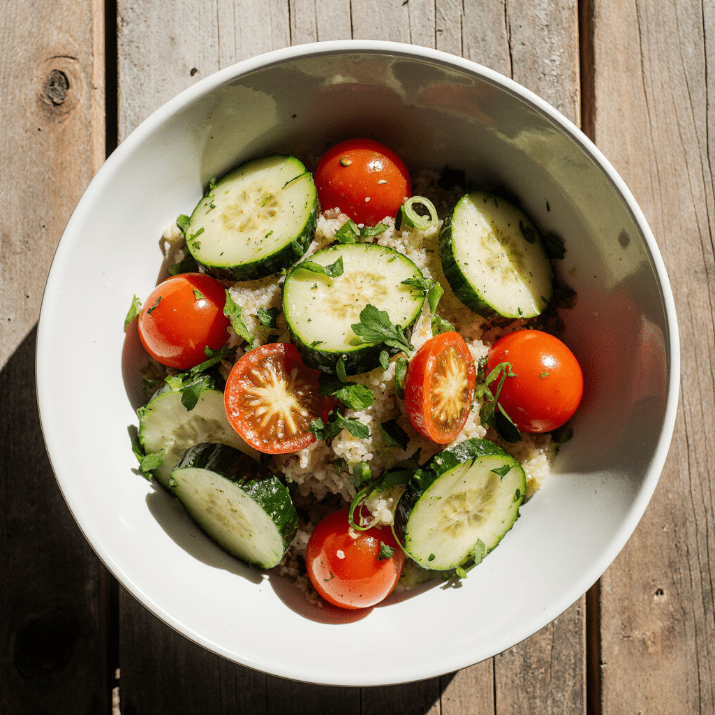 Cucumber Tomato Salad Recipe