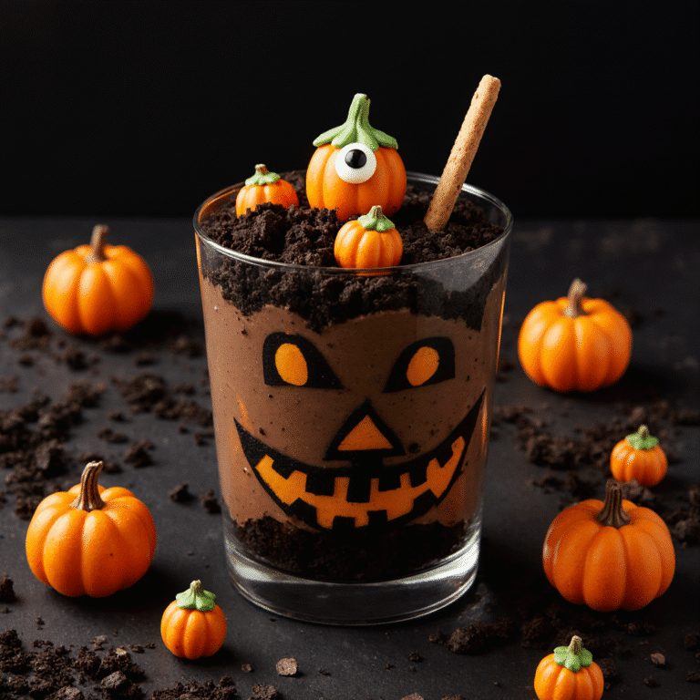 halloween dirt cups