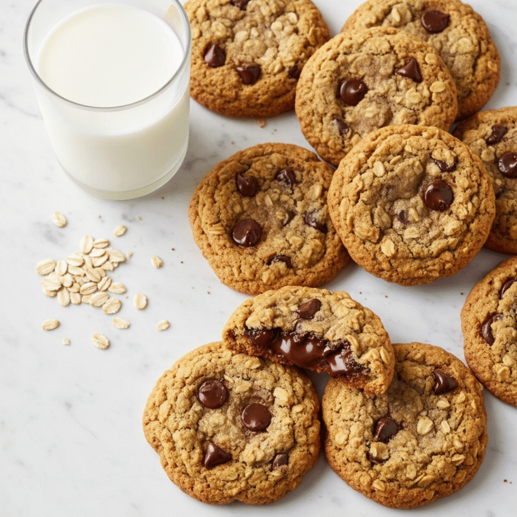 Chewy Oatmeal Cookies